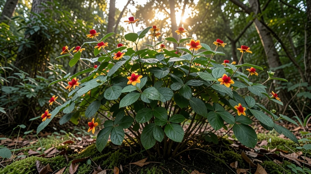 Turk's Cap's Star-Shaped Blooms for Shade Tolerance