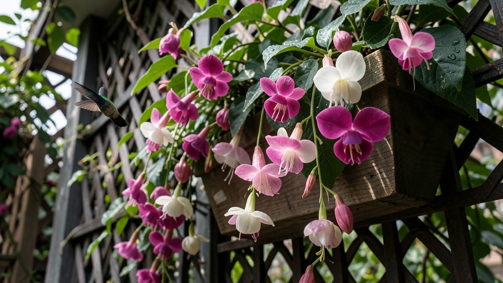 Fuchsias for Dramatic Hanging Blooms