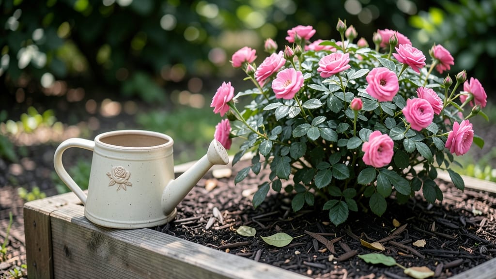 Knock Out Roses Watering: Deep-Soaking Schedule for Bushier Growth
