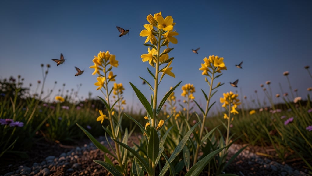 Evening Primrose with Golden Petals