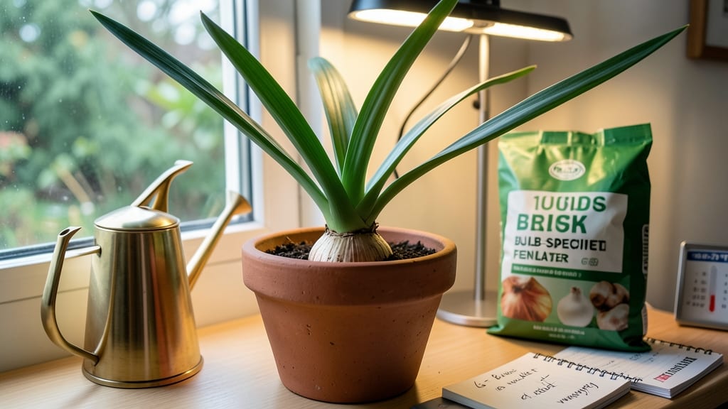 How Do I Get My Amaryllis to Bloom After It Grows Long Leaves: Heat Triggers and Light Secrets