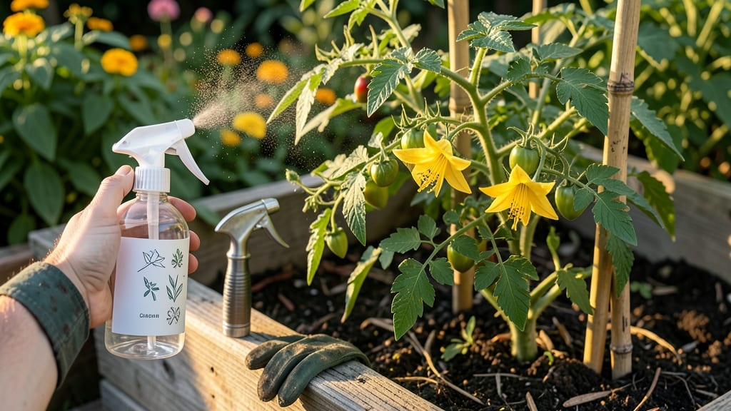 Tomato Bloom Spray Recipe: Heat-Triggered Rebound for Purple Spikes