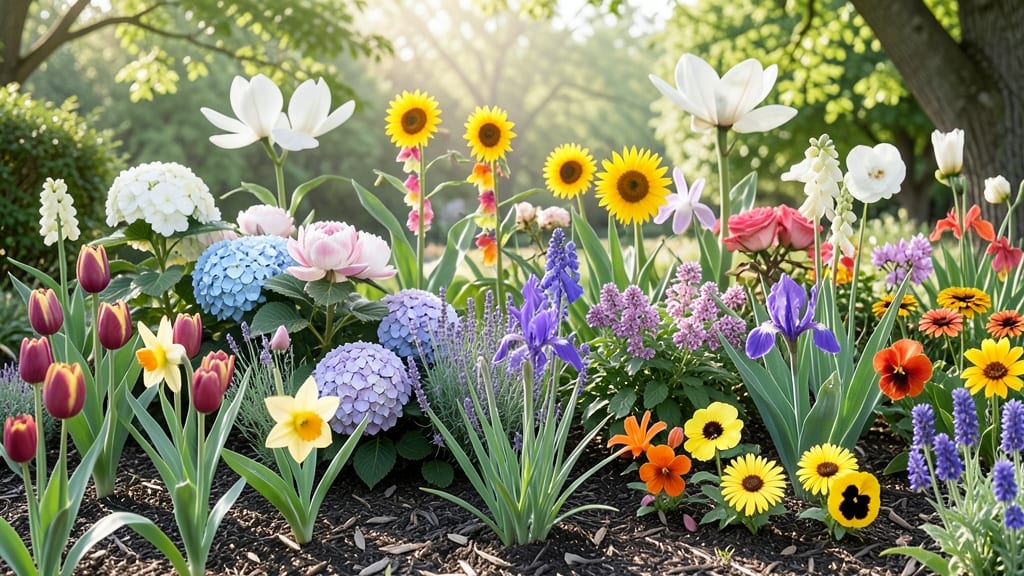 Flower Bloom Time Chart: Monthly Blooming Guide by USDA Zone