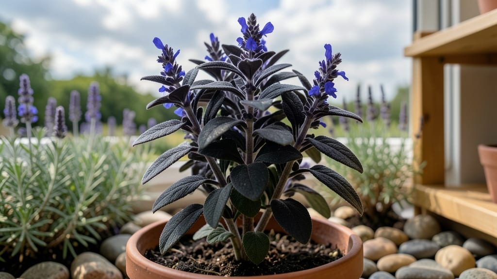 Black and Bloom Salvias: Fragrant Purple Spikes That Return Year After Year