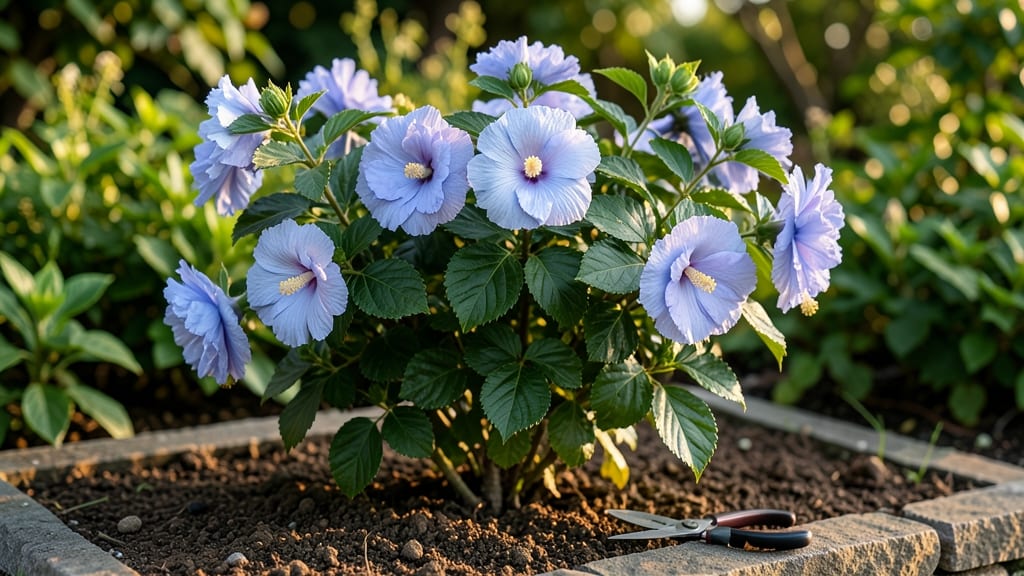 Blue Chiffon Rose of Sharon Hibiscus: How It Differs From Classic Hibiscus Varieties