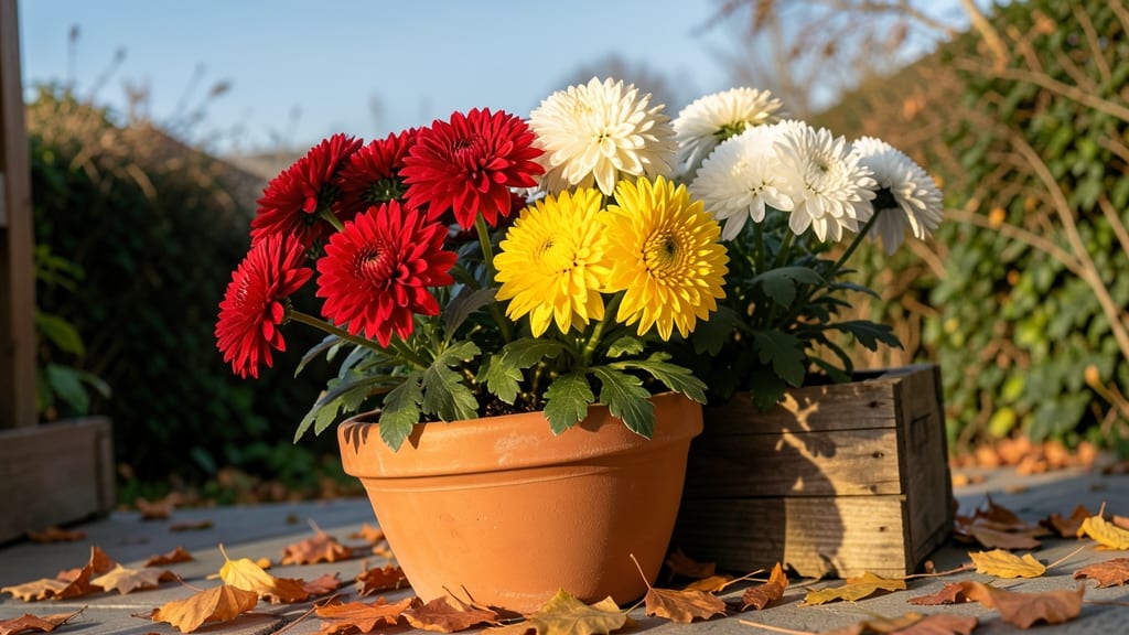 Mums: Potted Or Garden Staples