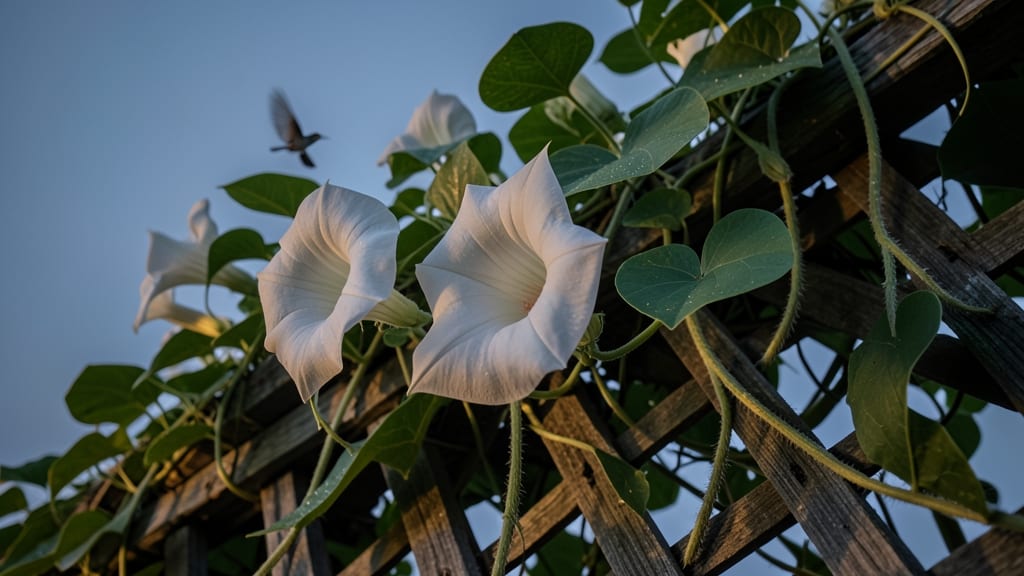 Cobaea scandens for Moonflower Nighttime Magic