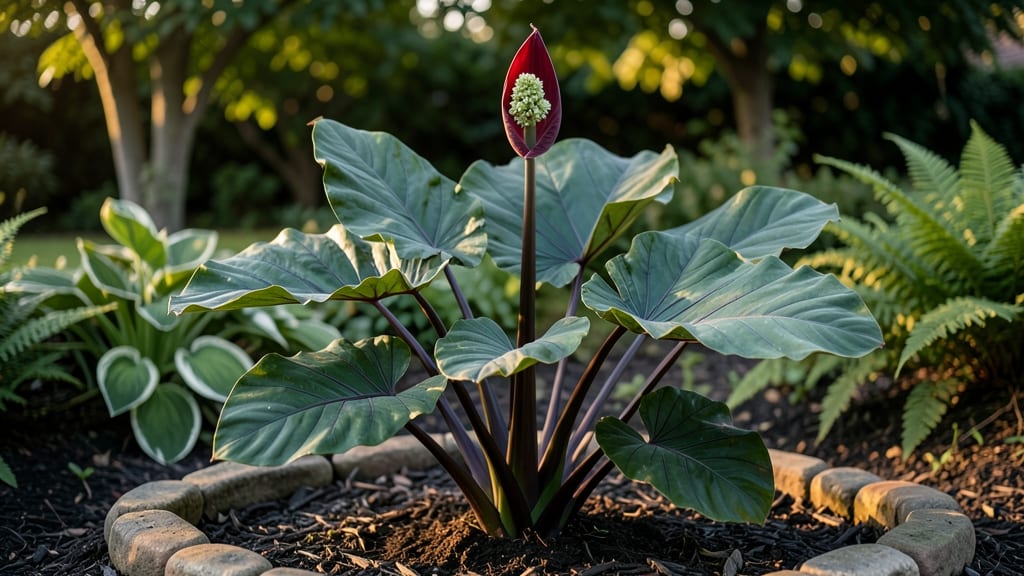 Elephant Ear Bloom Pictures: Dramatic Foliage That Elevates Garden Landscapes