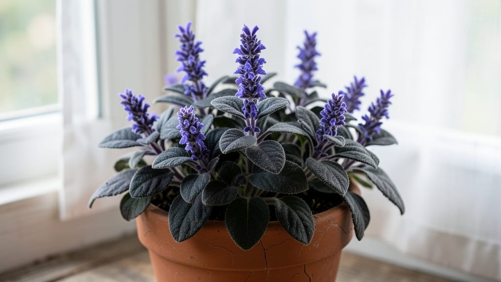 Black and Bloom Sage: Heat-Triggered Rebloom Magic for Year-Round Purple