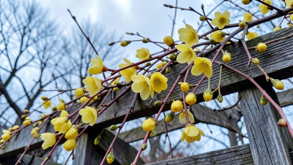 Winter Jasmine: Golden Clusters for Sunny Walls