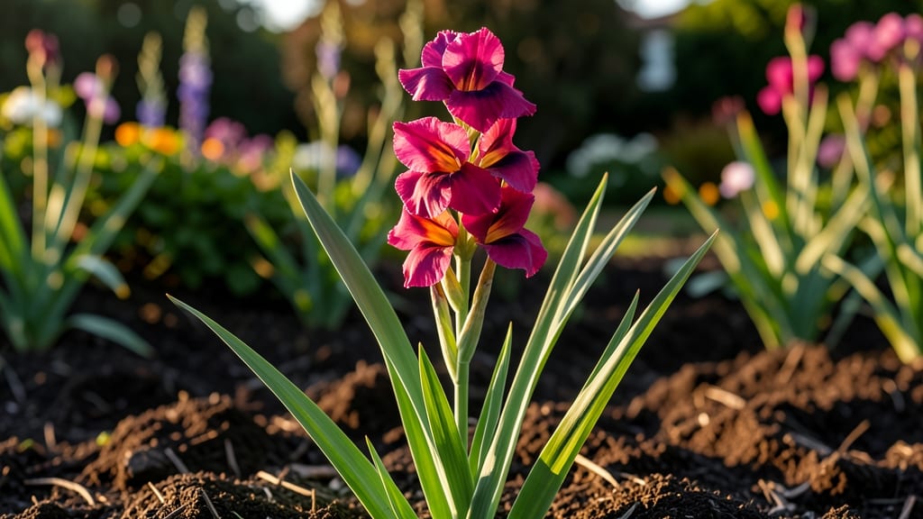 Gladiolus Bloom Time: Fragrant Purple Spikes That Thrive in Partial Shade Gardens