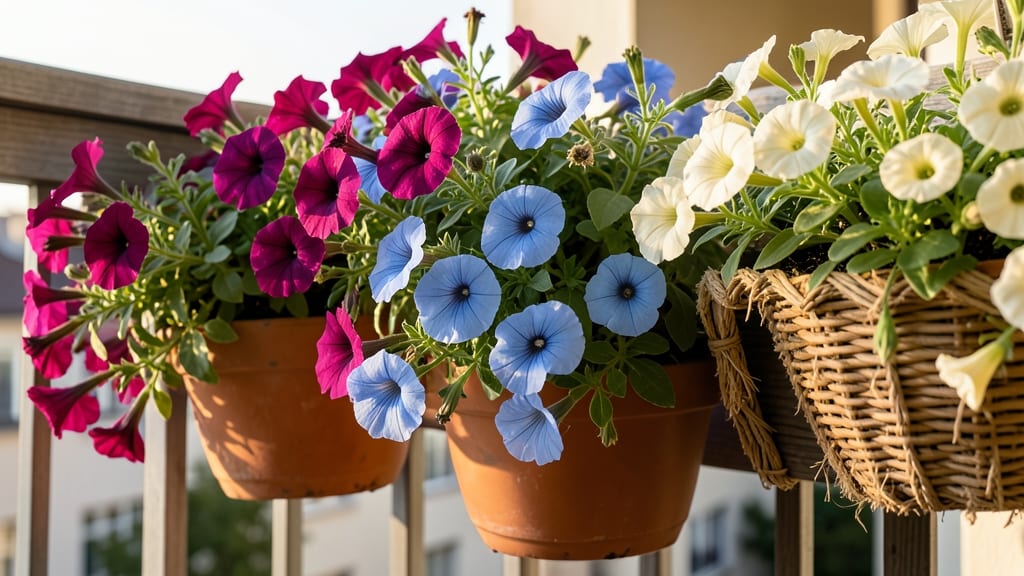 Petunia Flowers for Container Garden Brilliance