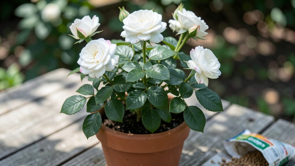 Miniature White Roses Growing Guide: Lush Blooms in Containers With Year-Round Care