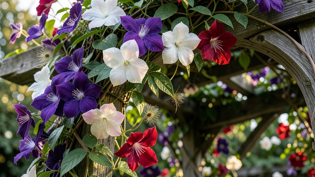 Clematis Everblooming Varieties for Climbing Elegance