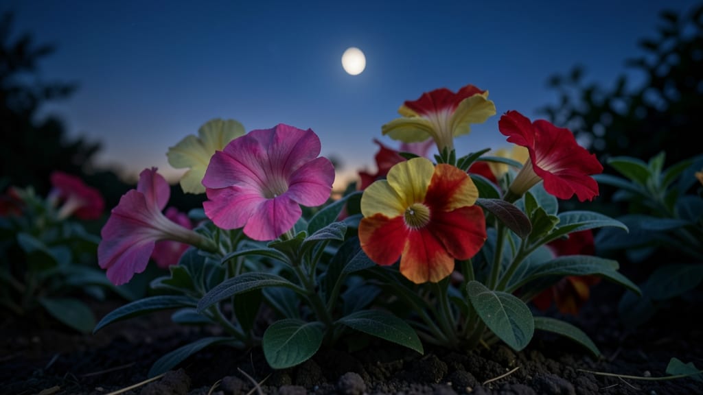 Four O'Clock Flower with Vibrant Colors